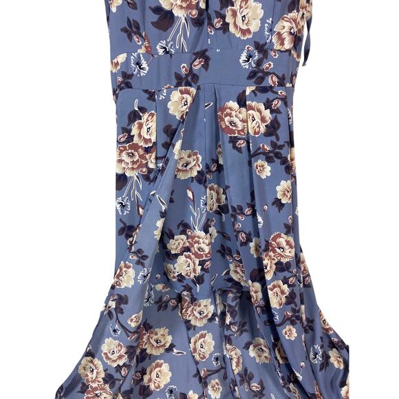 Romeo and Juliet Couture Purple Floral Maxi Dress Women's Medium - Picture 6 of 7